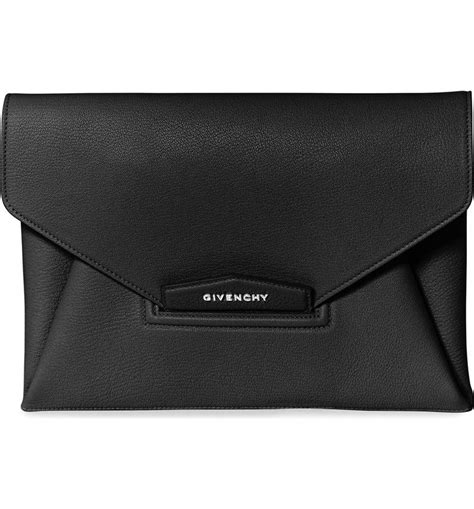 givenchy antigona clutch black|Givenchy medium antigona.